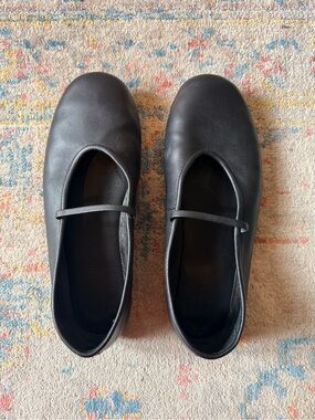 Tony Bianco Black Martinez Flats